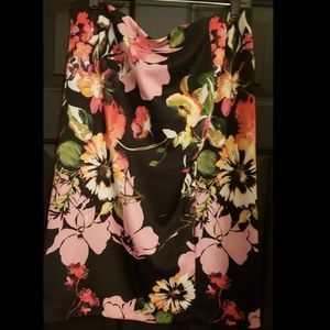 New York & Company flower skirt